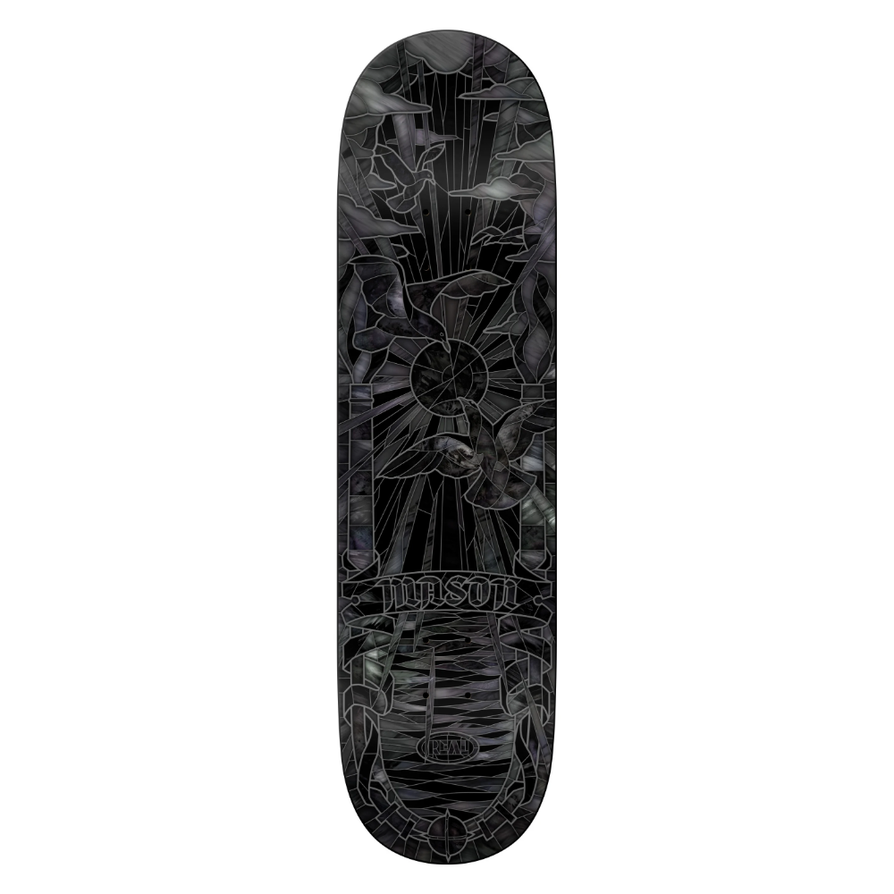 Real Mason Silva Black Sunday Cathedral 8.25" Skateboard Deck
