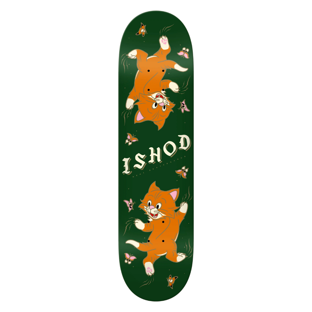 Real Ishod Kitten Scratch Twin Tail Slick 8.30" Skateboard Deck