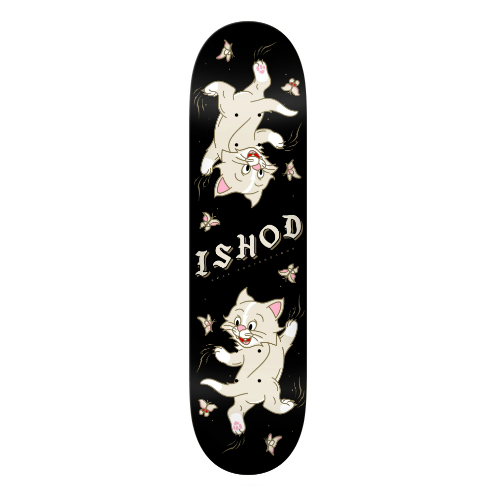 Real Ishod Kitten Scratch Twin Tail 8.50" Skateboard Deck
