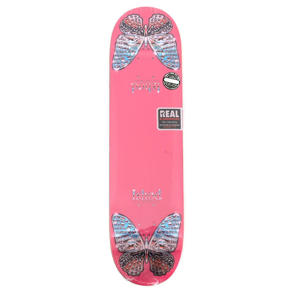 Real Ishod Mariposa Chrome Twin Tail Skateboard Deck