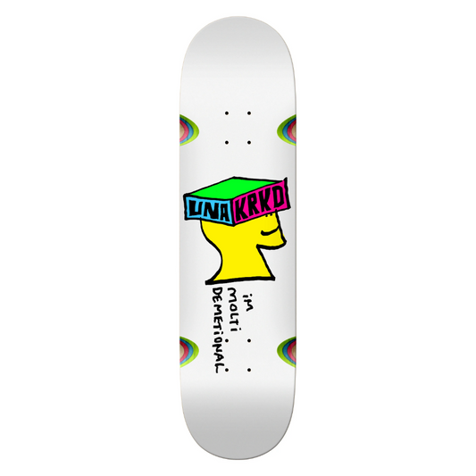 Krooked Una Molti Demetional 8.28" Skateboard Deck