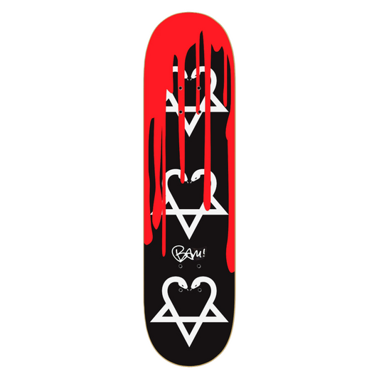 Zero x Bam Margera Snakes With Blood Skateboard Deck
