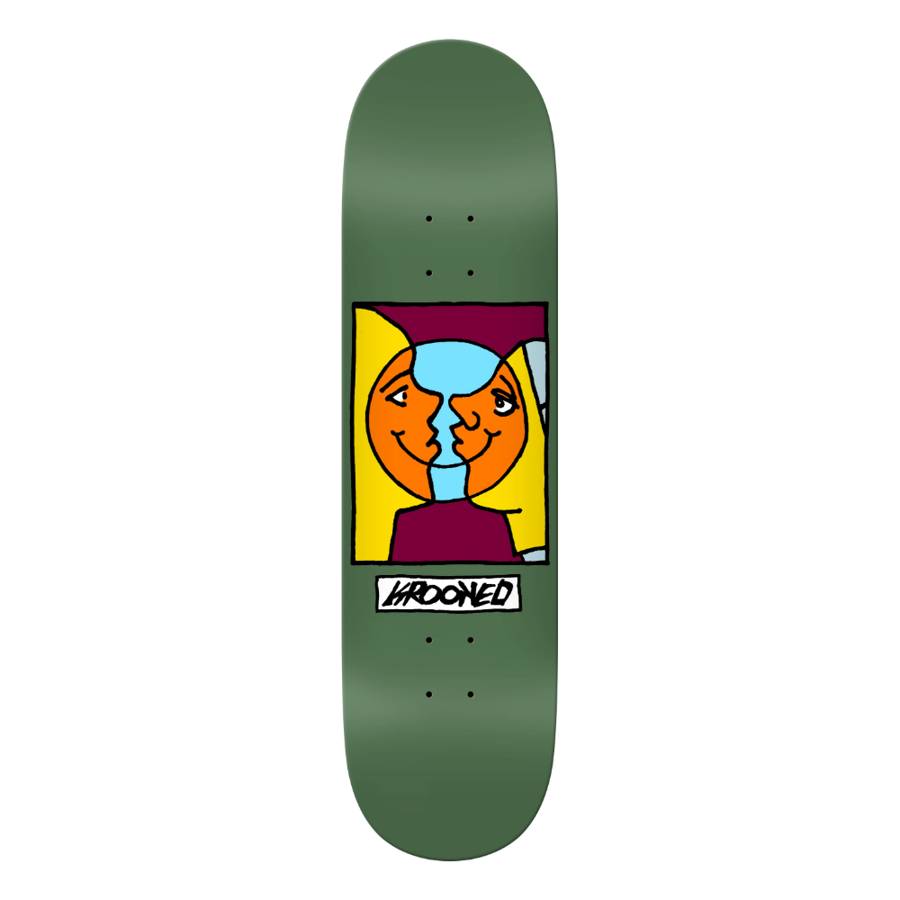 Krooked Easy Rider Moon Smile 8.38" Skateboard Deck
