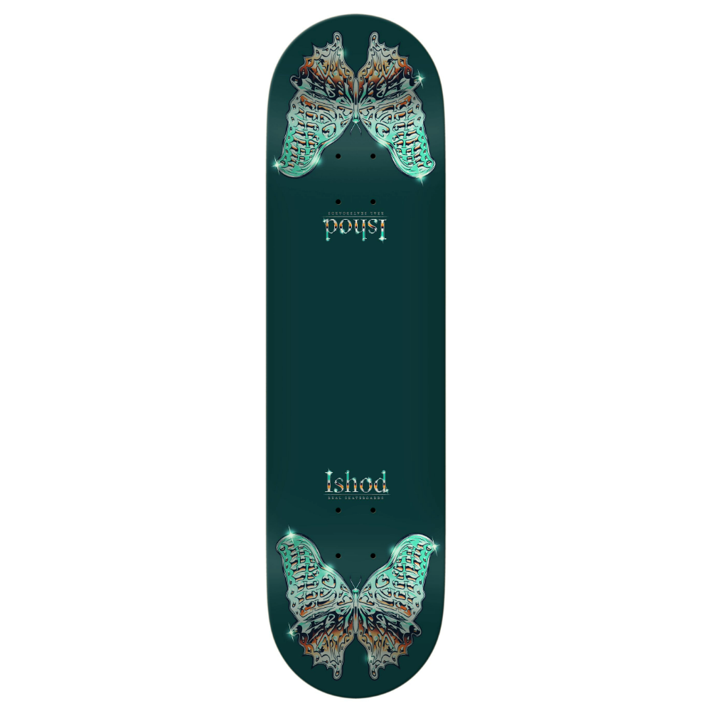 Real Ishod Mariposa Chrome Redux Twin Tail Skateboard Deck