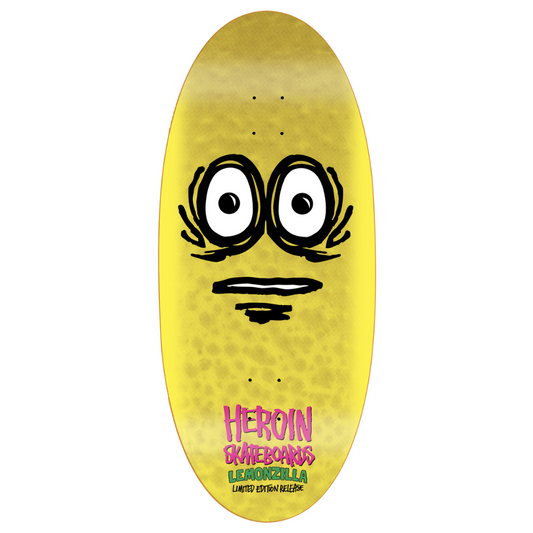 Heroin Lemonzilla 13.50" Skateboard Deck