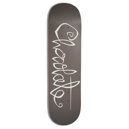Chocolate Jordan Trahan OG Script 8.125" Skateboard Deck