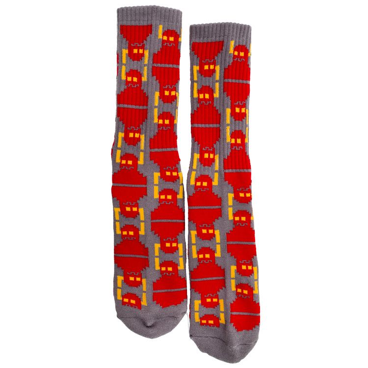 Digi Monster Sock (Grey)