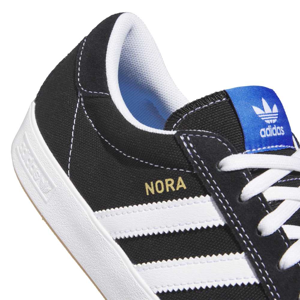Adidas Nora (Core Black / Cloud White / Bluebird)