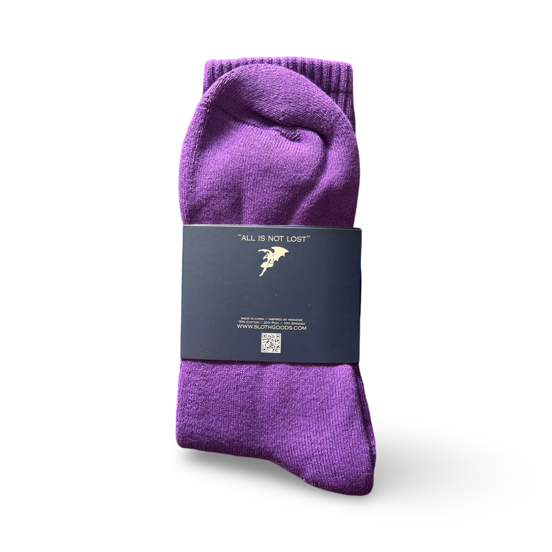Sloth Daemon Socks (Violet)