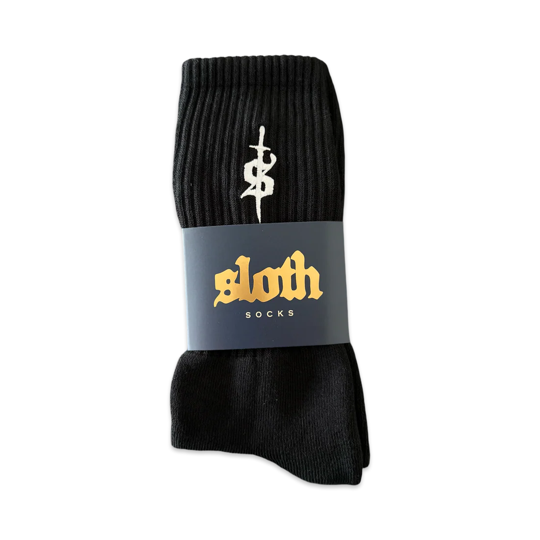 Sloth Insignia Socks (Black)
