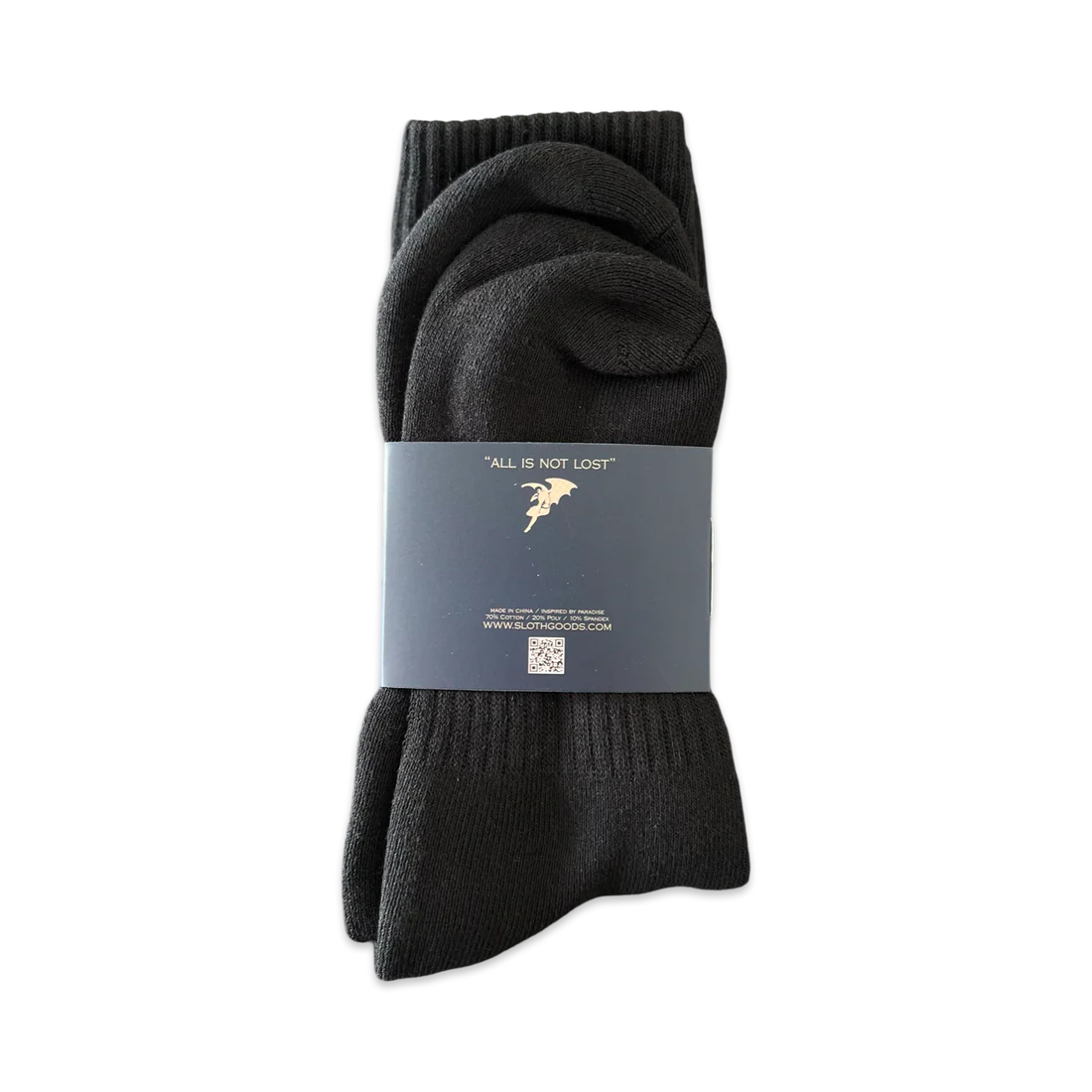 Sloth Insignia Socks (Black)