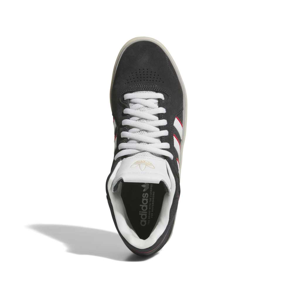 Adidas Tyshawn Mid (Carbon / White / Scarlet)