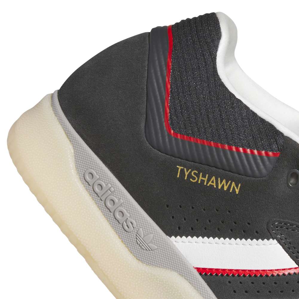 Adidas Tyshawn Mid (Carbon / White / Scarlet)