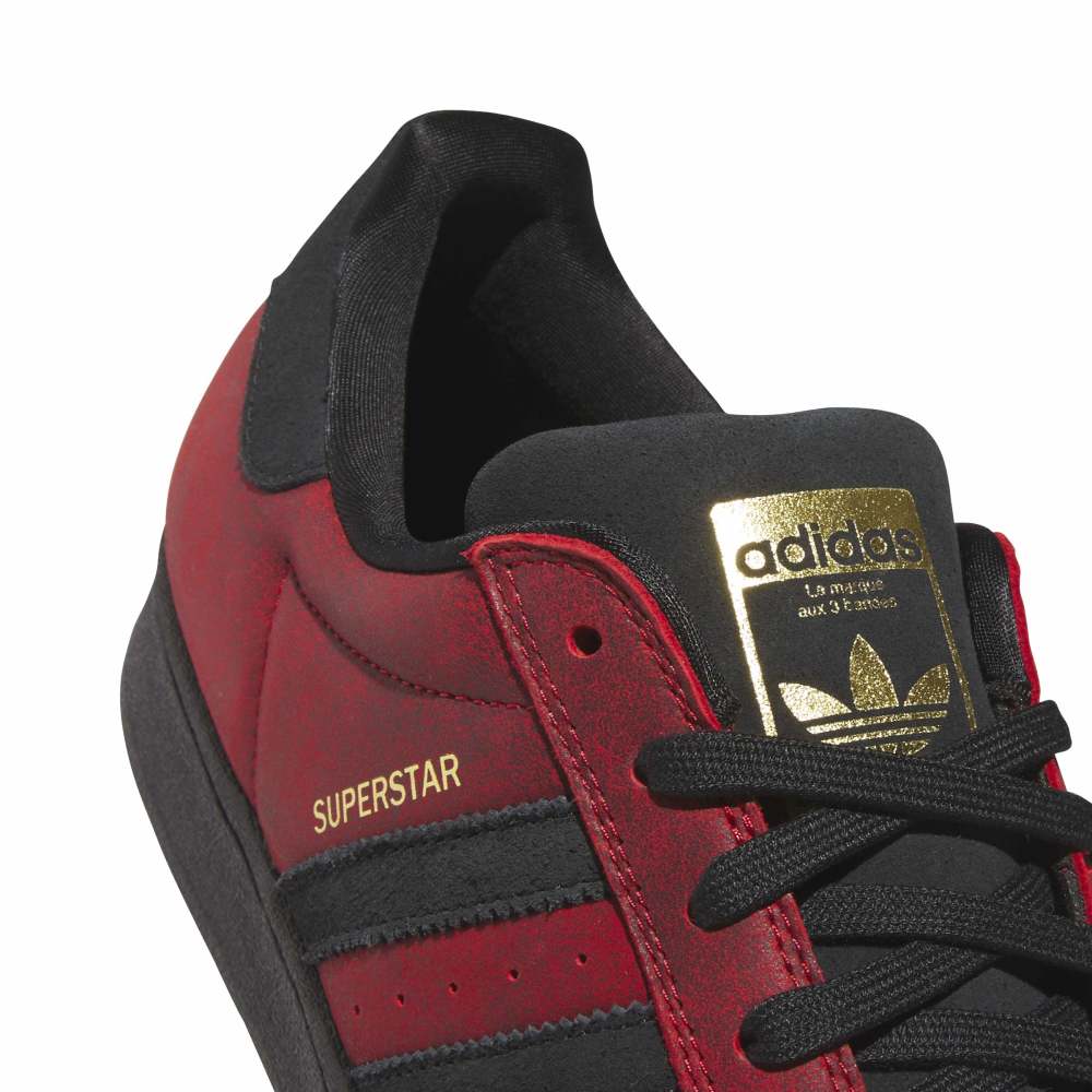 Adidas Superstar ADV (Better Scarlet/Core Black/Gold Metallic)