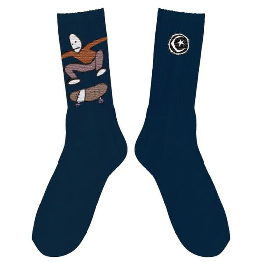 Kick Flip Youth Sock (Navy)