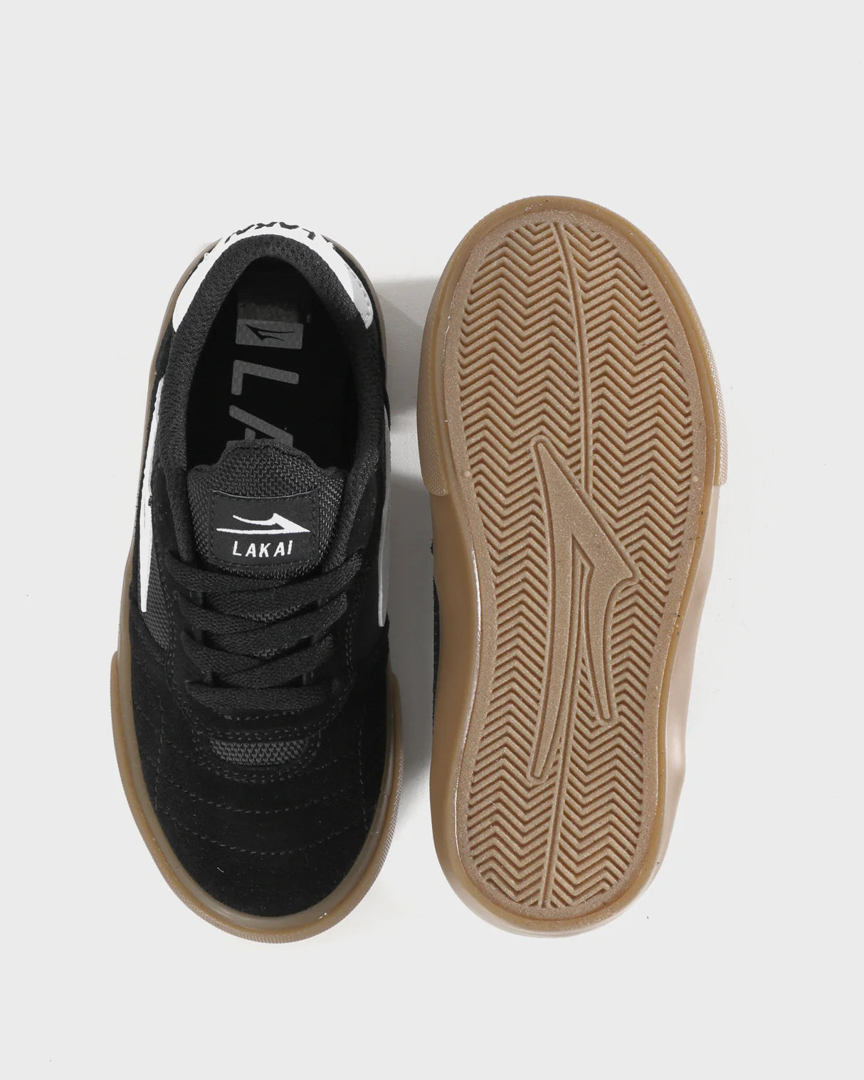 Lakai Cambridge Kids Suede (Black / Gum)