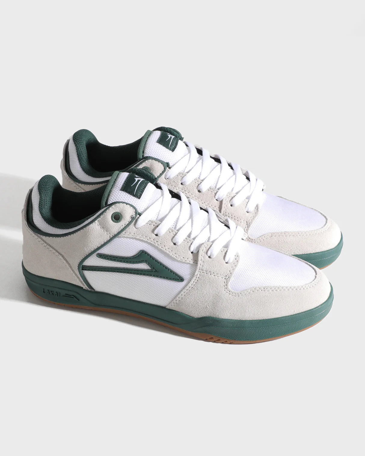 Lakai Telford Low Elite (White / Spruce / Cordura)