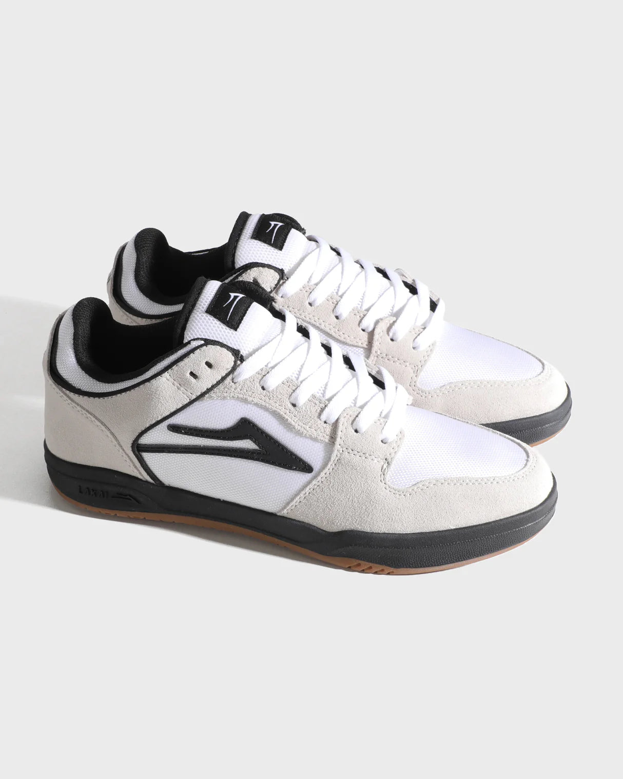 Lakai Telford Low Elite (White / Suede / Cordura)