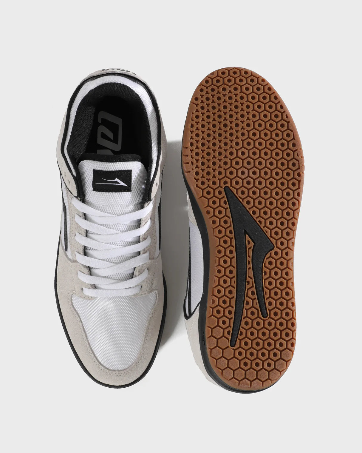 Lakai Telford Low Elite (White / Suede / Cordura)
