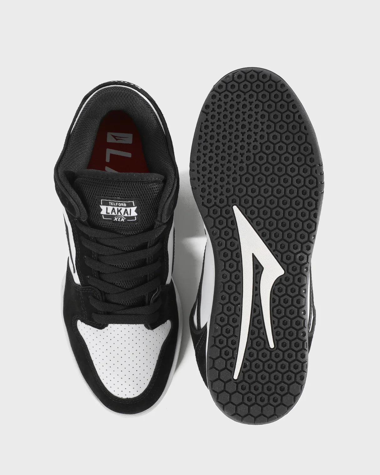 Lakai Telford Low (Black / White / Leather)