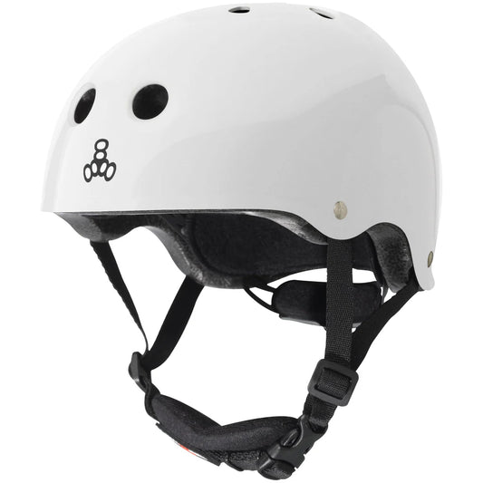 Lil 8 Kids Helmet - White Glossy