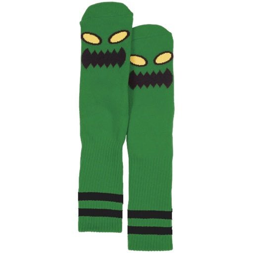 Monster Face Sock (Green)