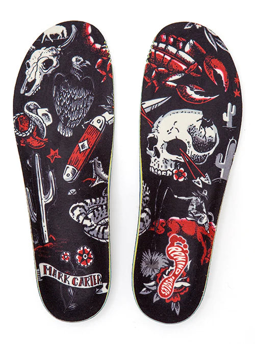 Remind Insoles Medic Impact 5.5MM Mid-High Arch Insoles (Mark Carter Wild West)
