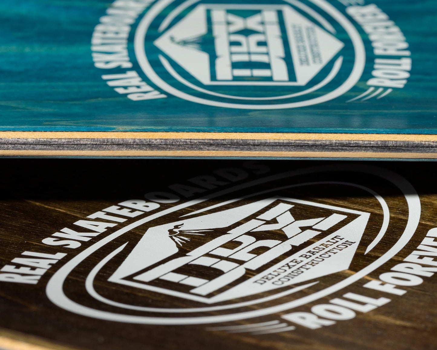 Real DBX Oval Blue Foil 8.50" Skateboard Deck