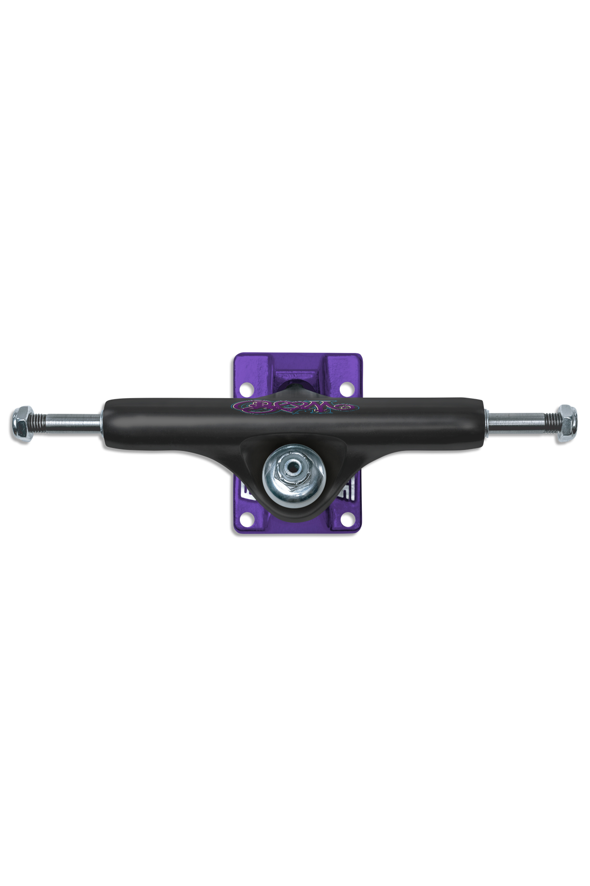 Slappy ST1 Hollow Bam Skateboard Truck (Black / Purple)