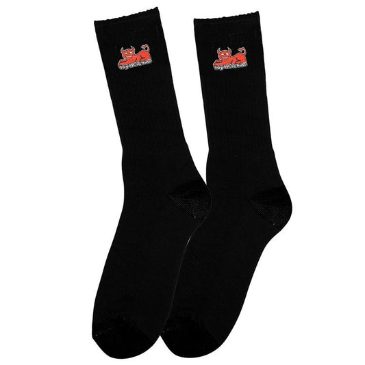 Devil Cat Sock (Black)