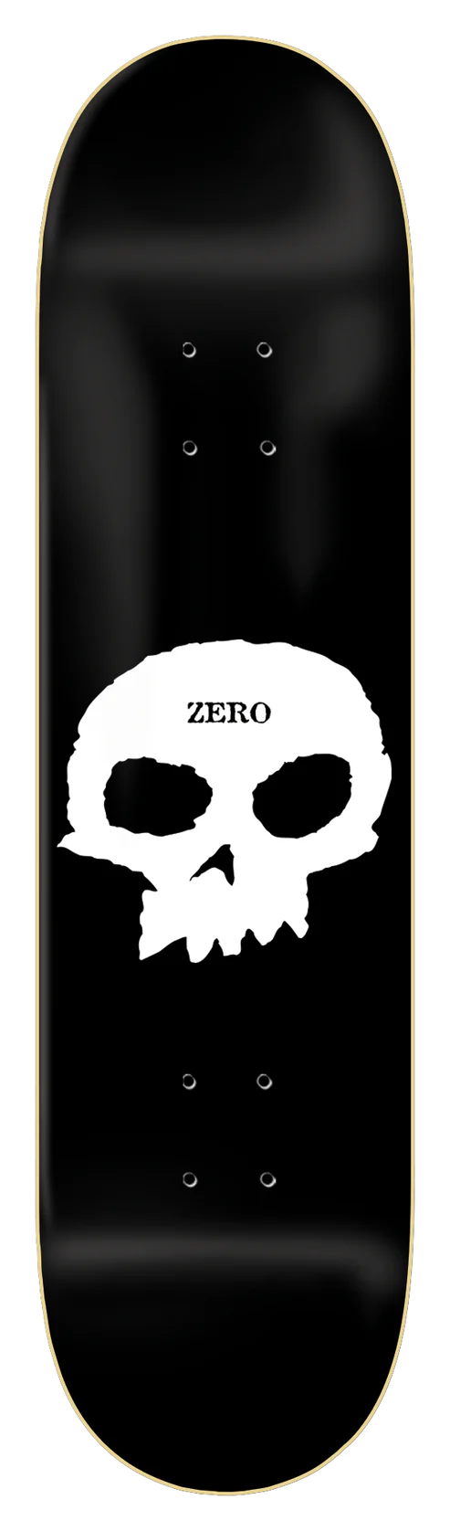 Single Skull Skateboard Deck