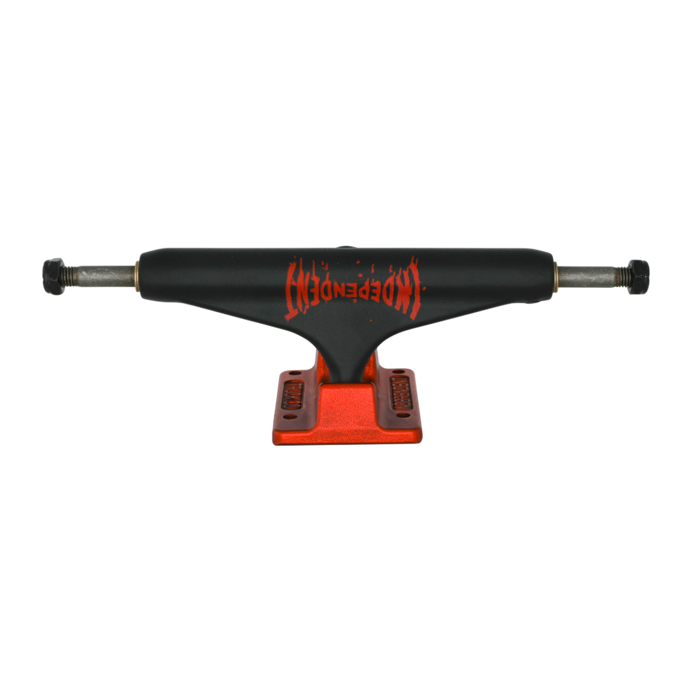 Independent Stage 11 Splatter Span Skateboard Truck (Black/Anodized Red)
