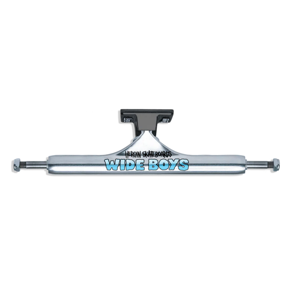 Slappy ST1 Hollow Wide Boy 11.00" Skateboard Truck (Polished / Black)