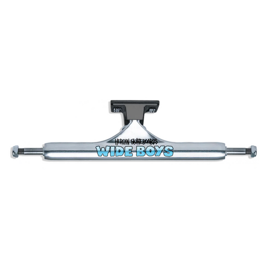 Slappy ST1 Hollow Wide Boy 11.00" Skateboard Truck (Polished / Black)