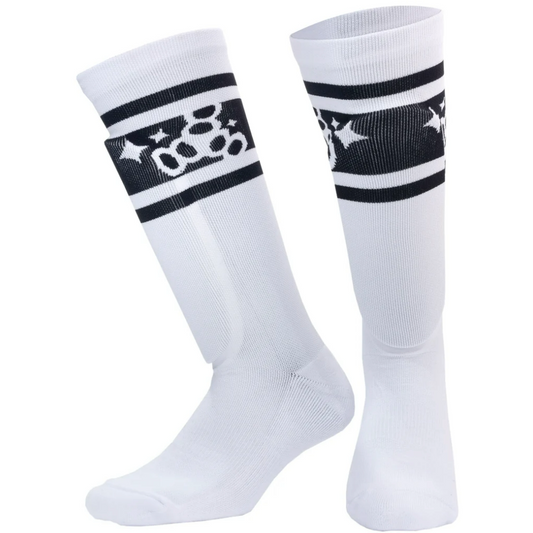 Triple 8 Sock Shinguards - Barbie Patin Signature Edition (White)