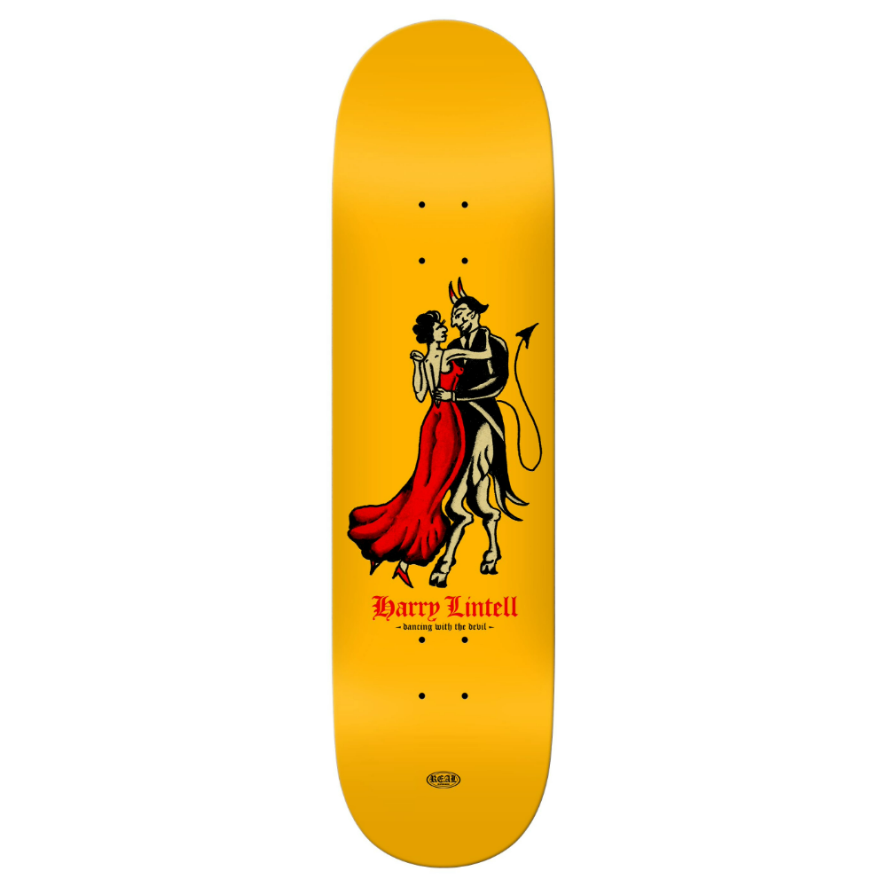 Real Lintell Dance With The Devil 8.50" Skateboard Deck