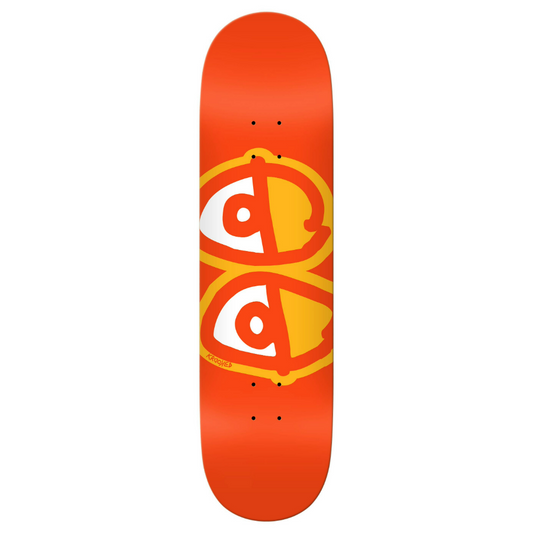 Krooked Team Eyes Orange 8.25" Skateboard Deck