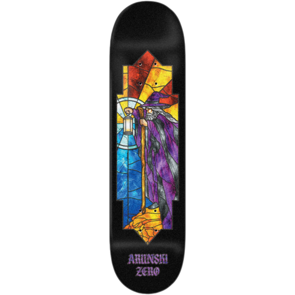 Zero Adam Arunski Stained Glass (Hermit) 8.50" Skateboard Deck