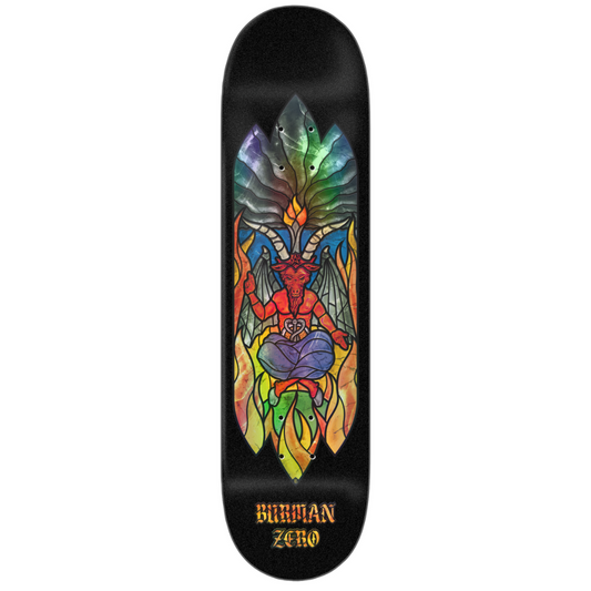 Zero Dane Burman Stained Glass (Baphomet) 8.625" Skateboard Deck