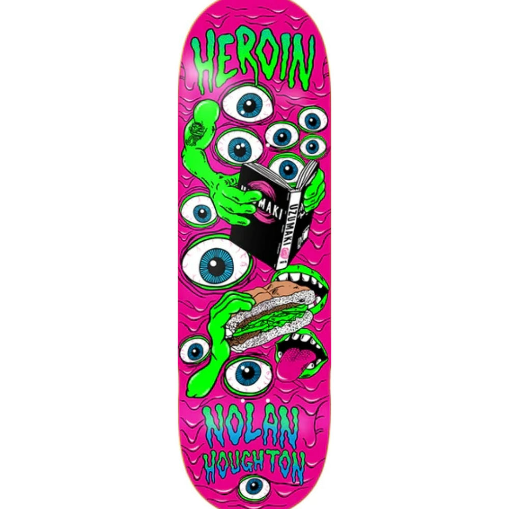 Heroin Nolan Houghtan Mutate or Die 9.50" Skateboard Deck