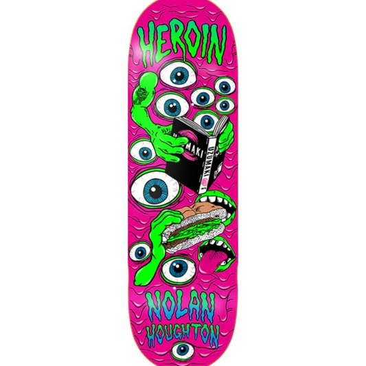 Heroin Nolan Houghtan Mutate or Die 9.50" Skateboard Deck