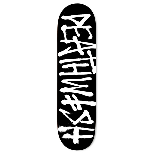 Deathwish Deathspray 8.38" Skateboard Deck (Black / White)