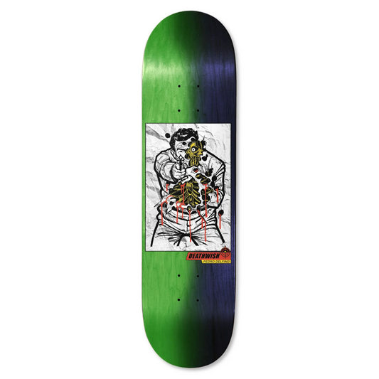 Deathwish Pedro Delfino Saturday Night Special 8.38" Skateboard Deck