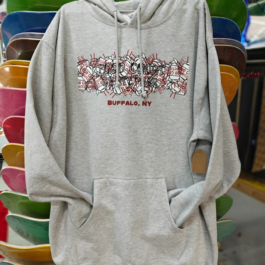 FCSP Food Box Pileup Pullover Hoodie (Grey)