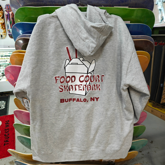 FCSP Box Logo Zip Up Hoodie (Grey)