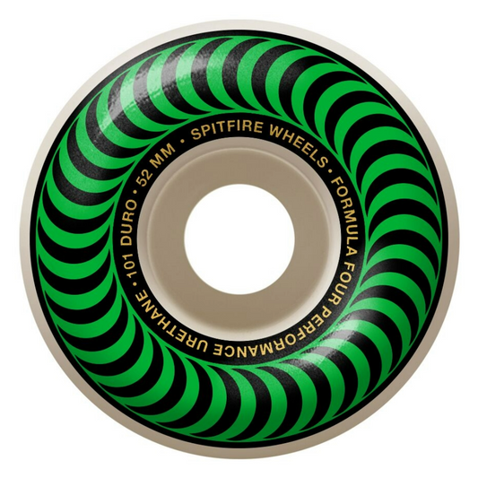 Spitfire Formula Four Classic Green 52mm 101a Skateboard Wheel
