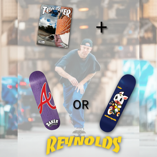 ANDREW REYNOLDS THRASHER MAG + DECK PACKAGE