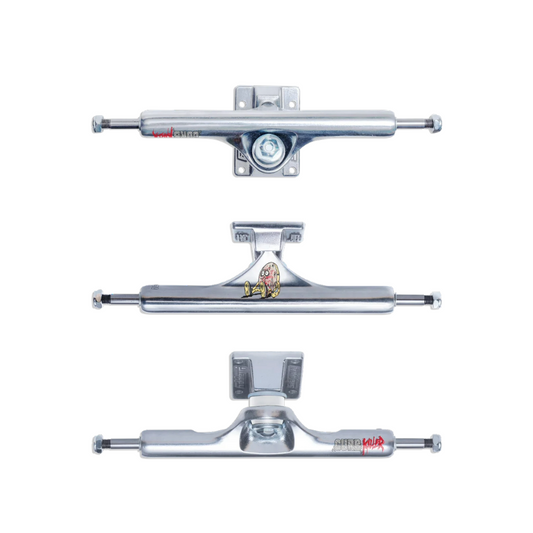 Slappy Trucks ST1 Inverted Curb Killer 10.00" Skateboard Trucks (Polished)