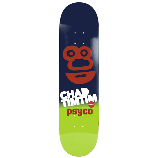 Popwar Chad Tim Tim Psyco 8.50" Skateboard Deck