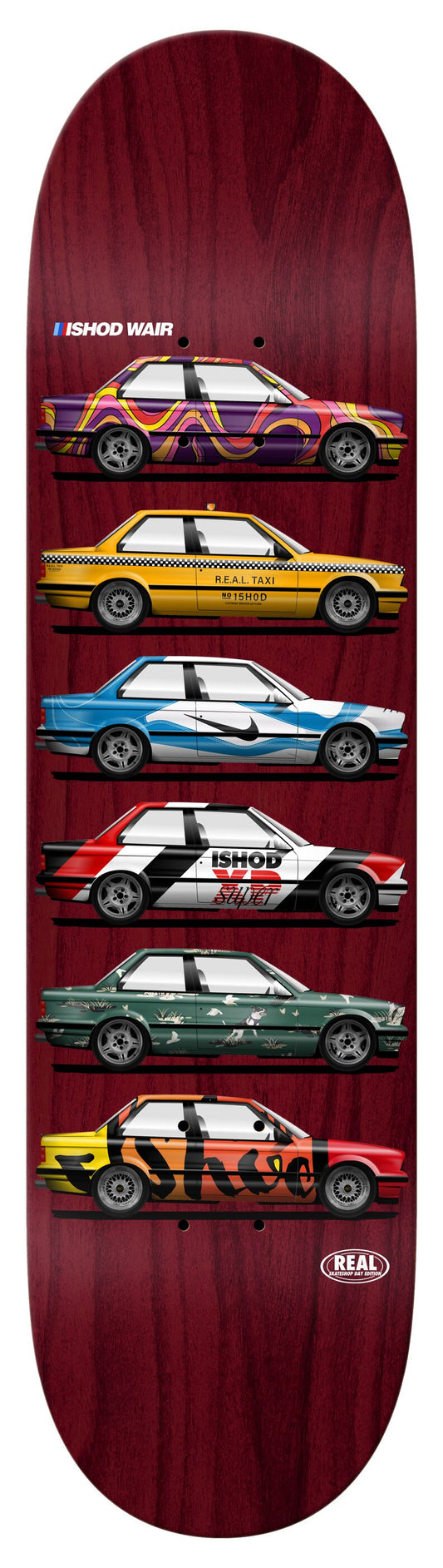 Real Ishod Custom V1 Easy Rider Twin Tail 8.25" Skateboard Deck